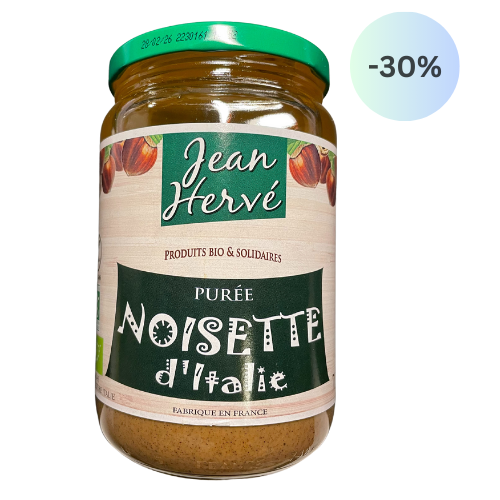 hazelnut paste organic 700g-glass