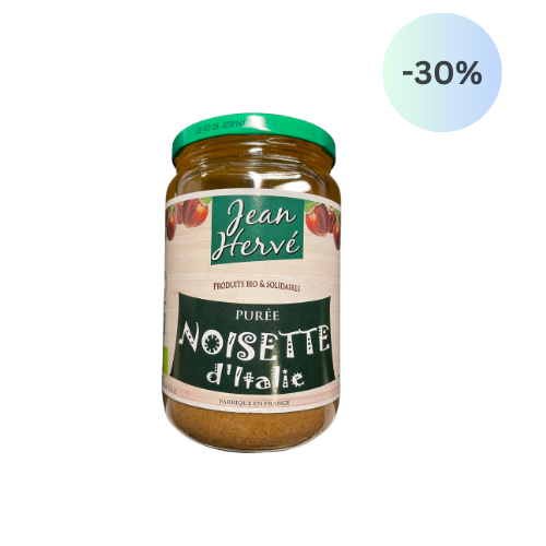 hazelnut paste organic 350g-Glas