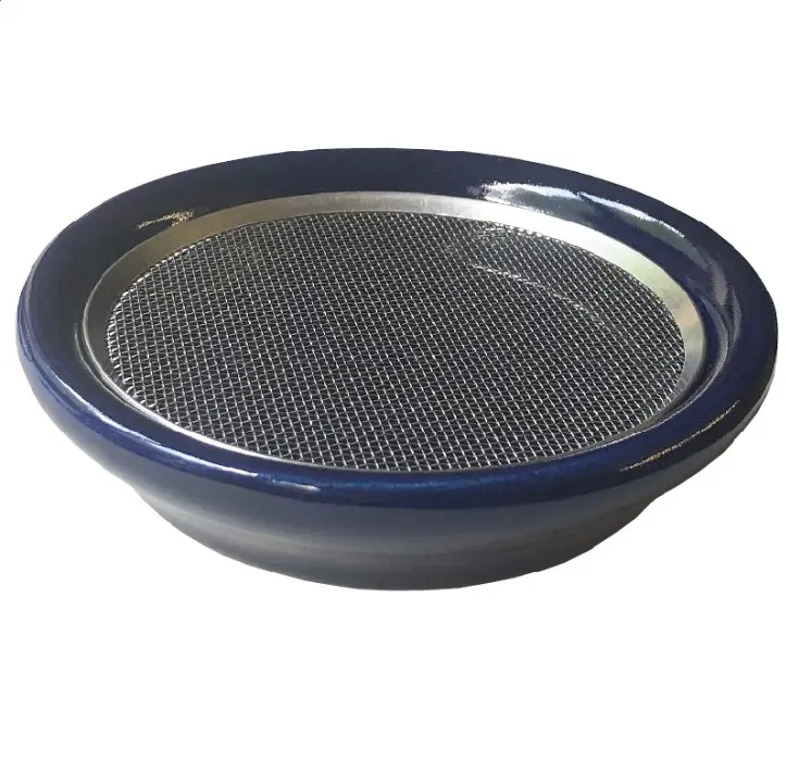 cress strainer12cm blue